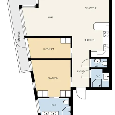 Appartement Heimby - Center Corner